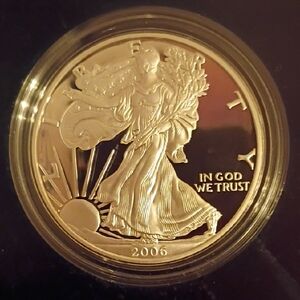 2006 American Silver Eagle Coin - Silver Finish